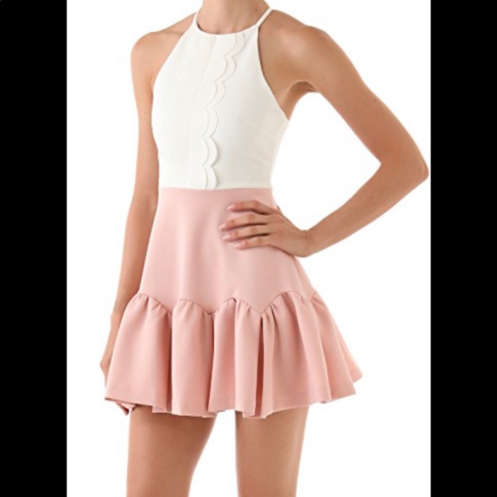 Three Floor Scallop Dress